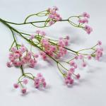 Гілка гіпсофіли силіконова. 60 см. блідо-рожевий.