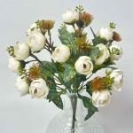 Букет ранункулюсів. 35 см. Білий.