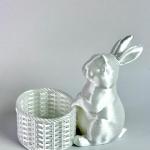 Корзинка з зайчиком 15 см.