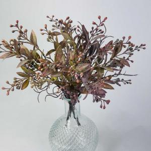 Кущик з ягідками. 40 см. Капучино.